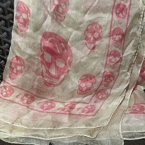 Alexander McQueen 100% Silk Scarf